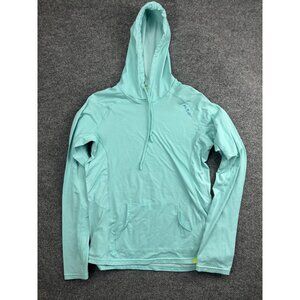 NRS Hoodie Mens Medium Blue H2Core Lightweight Pullover Kangaroo Pocket Sun